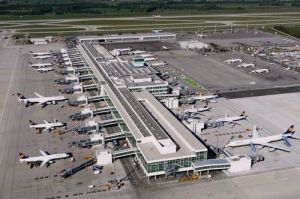 Flughafen München vor Probelauf für Satellit am Terminal 2