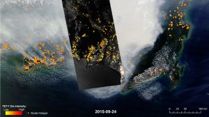 Technologieträger TET-1 mit einzigartigem Blick aufs Feuer 