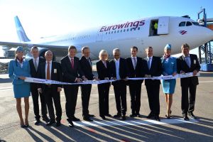 A330 der Eurowings startet ab Köln/Bonn in die Langstrecke