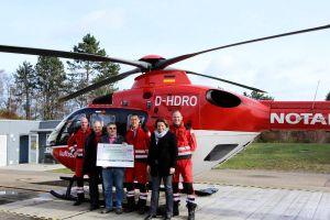 Christoph 41 in Leonberg: Rettungshubschrauber hat treue Spender
