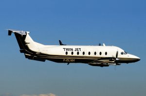 Bremen – Nürnberg mit Beechcraft 1900D von Twin Jet