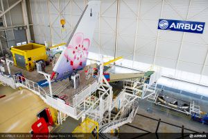 Erster A350 XWB für China Airlines nimmt Form an