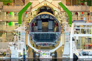 Final Assembly für ersten Airbus A350-1000 XWB