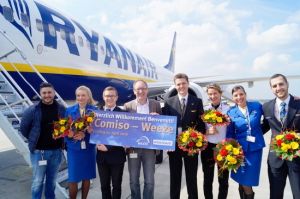 Erstflug Weeze – Comiso von Ryanair