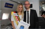 Passagiere wählen Miss Condor 2013 im Flug