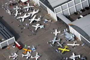 PPR Flugverkehr rund um die AERO am EDNY