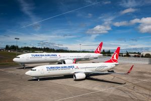 Flugzeuglieferungen von Boeing für Turkisch Airlines