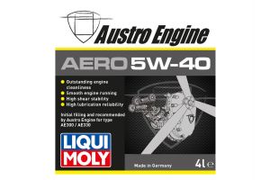 Liqui Moly liefert Spezialöl für Austro Engine Kerosinmotoren