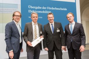 Förderung für Elektrofahrzeuge am Flughafen Dortmund