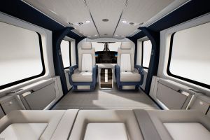 Virtueller Blick in die neue H160 VIP-Kabine