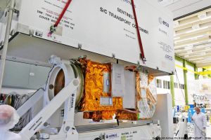 Sentinel-2B in Friedrichshafen fertig gebaut