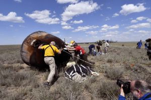 Landung von Astronaut Tim Peake