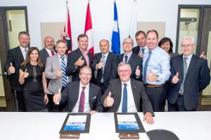 Bombardier übergibt erste CS100 an SWISS