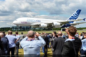 Airbus in Bildern aus Farnborough