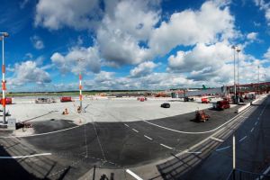 Vorfeld-Erneuerung am Flughafen Hamburg kommt voran