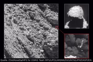 Kometenlander Philae entdeckt