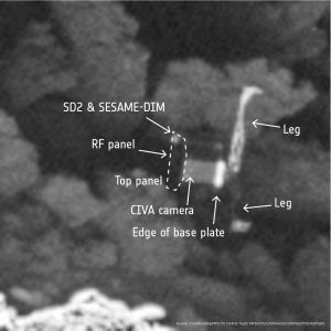 Kometenlander Philae entdeckt
