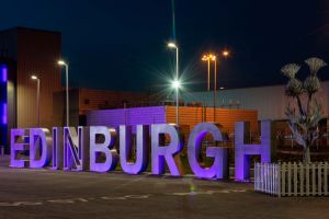 Flugsicherung DFS für den Flughafen Edinburgh
