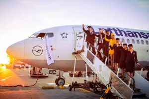 B737-300 D-ABEC absolvierte letzten Lufthansa-Flug