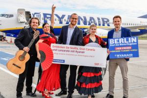 Sonnenziele von Ryanair ab Berlin gestartet