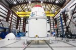 Dragon-Raumkapsel auf dem Weg zur Raumstation ISS