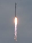 Dragon-Raumkapsel auf dem Weg zur Raumstation ISS