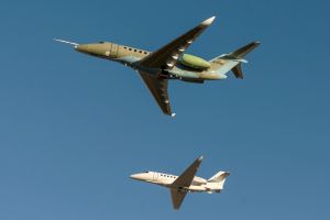 Citation Longitude: Zweites Flugzeug beim Erstflug