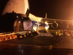 SmallGEO H36W-1 nach Kourou verladen