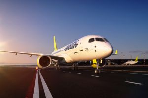 Air Baltic CS300 landete ihr Début am Flughafen Hamburg