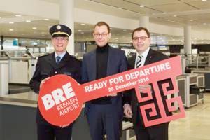 Abflugbereich in Bremen mit Palette neuer Angebote