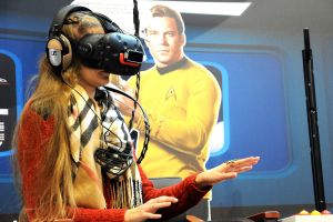 Platz nehmen als Captain im Raumschiff Enterprise