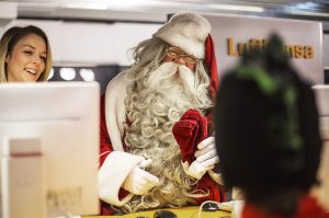 Frankfurt – Ivalo: Weihnachtsmann jetzt per Flugzeug