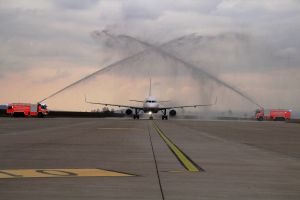 Kassel feierte Erstflug nach Athen von Aegean Airlines