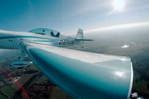 Siemens-Flugzeug schafft Geschwindigkeitsrekord