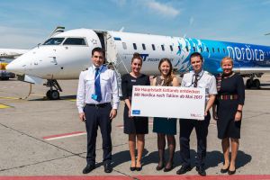 Nordica hebt von Berlin nach Tallinn ab