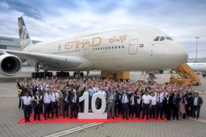 Etihad Airways bekommt letzten Airbus A380